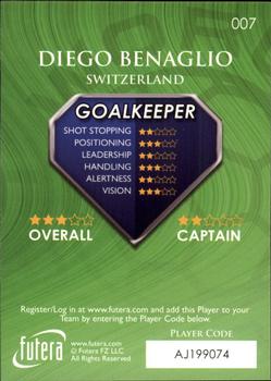 2009-10 Futera World Football Online Series 1 #7 Diego Benaglio Back