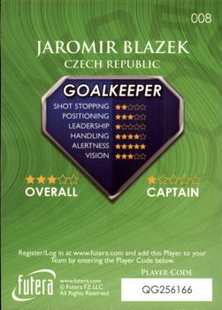 2009-10 Futera World Football Online Series 1 #8 Jaromir Blazek Back