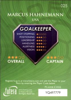 2009-10 Futera World Football Online Series 1 #25 Marcus Hahnemann Back