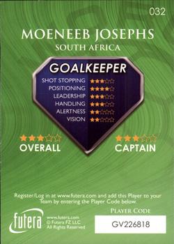 2009-10 Futera World Football Online Series 1 #32 Moeneeb Josephs Back
