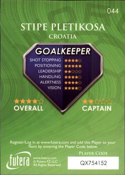 2009-10 Futera World Football Online Series 1 #44 Stipe Pletikosa Back