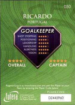 2009-10 Futera World Football Online Series 1 #50 Ricardo Back