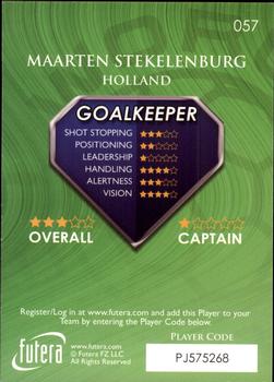 2009-10 Futera World Football Online Series 1 #57 Maarten Stekelenburg Back