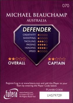 2009-10 Futera World Football Online Series 1 #70 Michael Beauchamp Back
