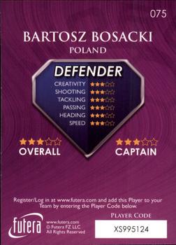2009-10 Futera World Football Online Series 1 #75 Bartosz Bosacki Back