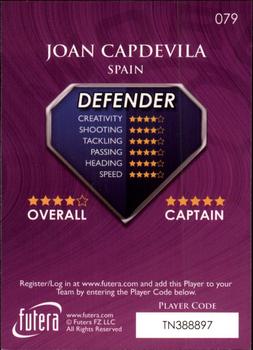 2009-10 Futera World Football Online Series 1 #79 Joan Capdevila Back