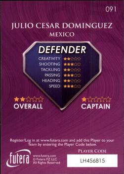 2009-10 Futera World Football Online Series 1 #91 Julio Cesar Dominguez Back