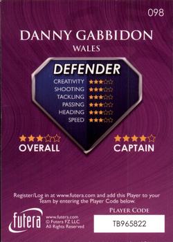 2009-10 Futera World Football Online Series 1 #98 Danny Gabbidon Back
