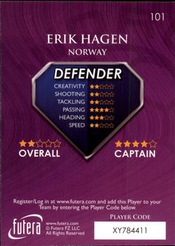 2009-10 Futera World Football Online Series 1 #101 Erik Hagen Back
