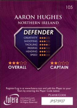 2009-10 Futera World Football Online Series 1 #105 Aaron Hughes Back