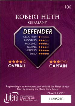 2009-10 Futera World Football Online Series 1 #106 Robert Huth Back