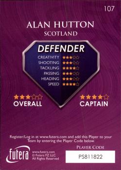 2009-10 Futera World Football Online Series 1 #107 Alan Hutton Back