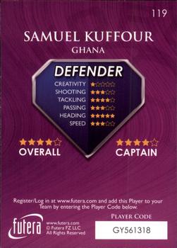 2009-10 Futera World Football Online Series 1 #119 Samuel Kuffour Back
