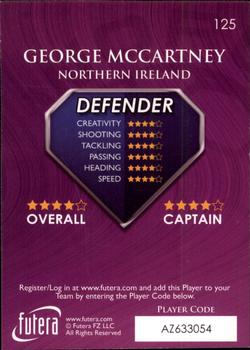 2009-10 Futera World Football Online Series 1 #125 George McCartney Back
