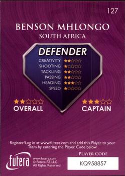 2009-10 Futera World Football Online Series 1 #127 Benson Mhlongo Back