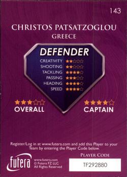 2009-10 Futera World Football Online Series 1 #143 Christos Patsatzoglou Back