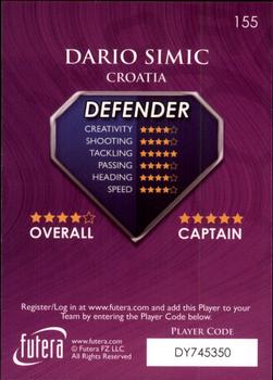 2009-10 Futera World Football Online Series 1 #155 Dario Simic Back