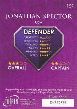 2009-10 Futera World Football Online Series 1 #157 Jonathan Spector Back