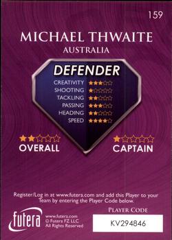 2009-10 Futera World Football Online Series 1 #159 Michael Thwaite Back