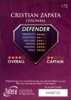 2009-10 Futera World Football Online Series 1 #172 Cristian Zapata Back