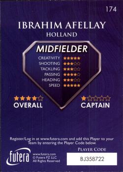 2009-10 Futera World Football Online Series 1 #174 Ibrahim Afellay Back