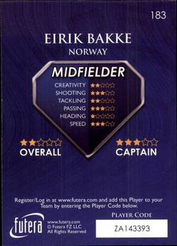 2009-10 Futera World Football Online Series 1 #183 Eirik Bakke Back