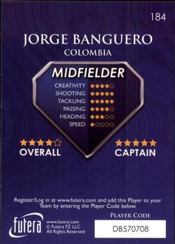 2009-10 Futera World Football Online Series 1 #184 Jorge Banguero Back