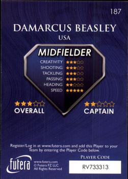 2009-10 Futera World Football Online Series 1 #187 DaMarcus Beasley Back
