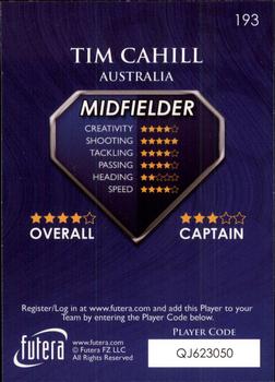 2009-10 Futera World Football Online Series 1 #193 Tim Cahill Back