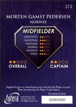 2009-10 Futera World Football Online Series 1 #212 Morten Gamst Pedersen Back