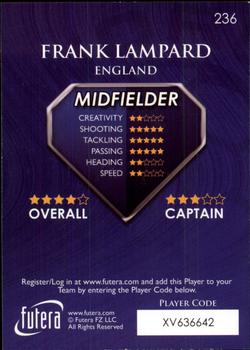 2009-10 Futera World Football Online Series 1 #236 Frank Lampard Back
