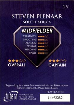 2009-10 Futera World Football Online Series 1 #251 Steven Pienaar Back