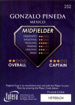 2009-10 Futera World Football Online Series 1 #252 Gonzalo Pineda Back