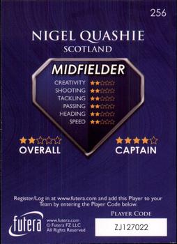 2009-10 Futera World Football Online Series 1 #256 Nigel Quashie Back