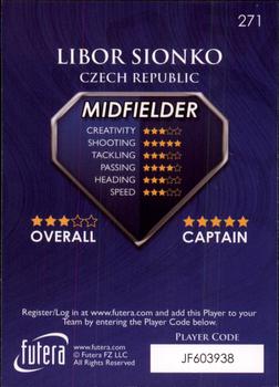 2009-10 Futera World Football Online Series 1 #271 Libor Sionko Back