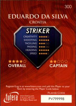 2009-10 Futera World Football Online Series 1 #300 Eduardo Da Silva Back