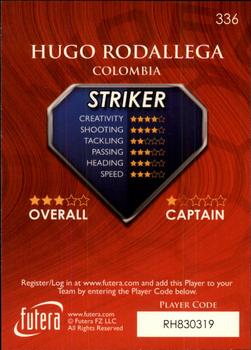 2009-10 Futera World Football Online Series 1 #336 Hugo Rodallega Back