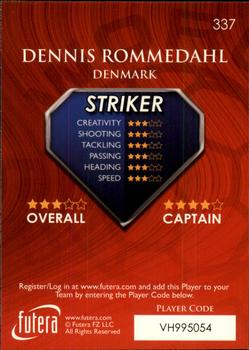 2009-10 Futera World Football Online Series 1 #337 Dennis Rommedahl Back