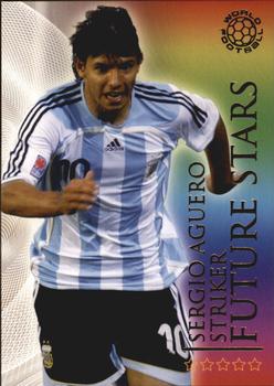 2009-10 Futera World Football Online Series 1 #349 Sergio Aguero Front
