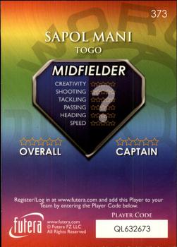 2009-10 Futera World Football Online Series 1 #373 Sapol Mani Back