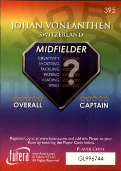 2009-10 Futera World Football Online Series 1 #395 Johan Vonlanthen Back