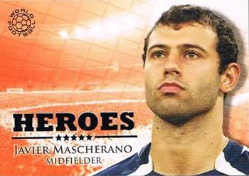 2010-11 Futera World Football Online Series 2 - Heroes #HER82 Javier Mascherano Front