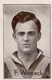 1926 Amalgamated Press English League (Div 1) Footer Captains #14 Frank Womack Front