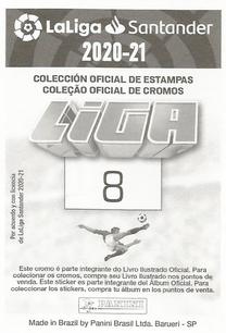 2020-21 Panini LaLiga Santander Stickers (Brazil) #8 Rodrigo Ely Back
