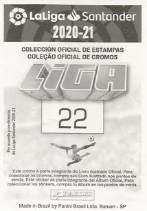 2020-21 Panini LaLiga Santander Stickers (Brazil) #22 Gaizka Garitano Back