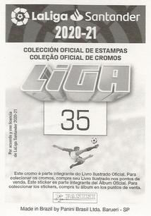 2020-21 Panini LaLiga Santander Stickers (Brazil) #35 Oihan Sancet Back