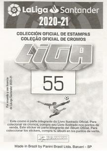 2020-21 Panini LaLiga Santander Stickers (Brazil) #55 Geoffrey Kondogbia Back