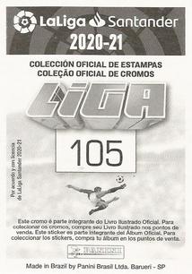 2020-21 Panini LaLiga Santander Stickers (Brazil) #105 Marcos Mauro Back