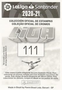 2020-21 Panini LaLiga Santander Stickers (Brazil) #111 Jorge Pombo Back
