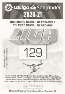 2020-21 Panini LaLiga Santander Stickers (Brazil) #129 Miguel Baeza Back